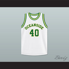 Load image into Gallery viewer, Junior Seau 40 Oceanside High School Pirates White Basketball Jersey