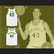 Load image into Gallery viewer, Junior Seau 40 Oceanside High School Pirates White Basketball Jersey