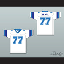 Load image into Gallery viewer, 1983 USFL Junior Ah You 77 Boston Breakers Home Football Jersey