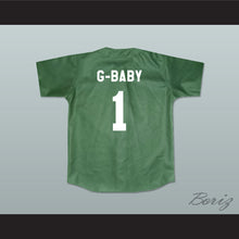 Load image into Gallery viewer, Jarius &#39;G-Baby&#39; Evans 1 Kekambas Baseball Jersey Hardball Dark Green