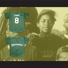 Load image into Gallery viewer, Kofi Evans 8 Kekambas Baseball Jersey Hardball Dark Green 2
