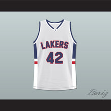 Load image into Gallery viewer, Kevin Love 42 Lake Oswego Lakers High School White Basketball Jersey