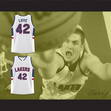 Load image into Gallery viewer, Kevin Love 42 Lake Oswego Lakers High School White Basketball Jersey
