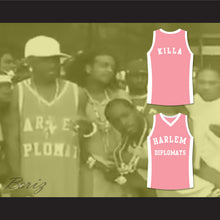 Load image into Gallery viewer, Killa Cam Harlem Diplomats Pink Basketball Jersey
