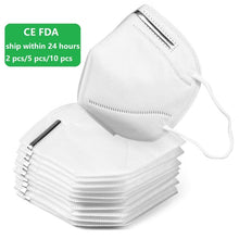 Load image into Gallery viewer, KN95 Face Mask reusable FDA/CE mouth masks 95% Filtration K n95 respirator mask mascarilla ff p2 reutilizable de proteccion