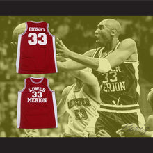 Load image into Gallery viewer, Kobe Bryant 33 Lower Merion High School Aces Maroon Basketball Jersey