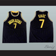 Load image into Gallery viewer, Toni Kukoc 7 Jugoplastika Black Basketball Jersey