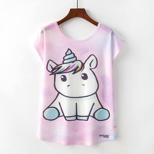 KaiTingu Summer Novelty Women T Shirt Harajuku Kawaii Cute Style Love Heart Cat Print T-shirt New Short Sleeve Tops Size M L XL