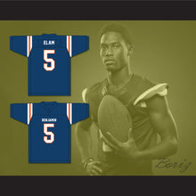 Load image into Gallery viewer, Kaiir Elam 5 The Benjamin School Buccaneers Navy Blue Football Jersey 2