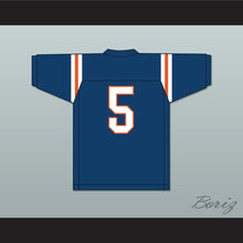 Load image into Gallery viewer, Kaiir Elam 5 The Benjamin School Buccaneers Navy Blue Football Jersey 1