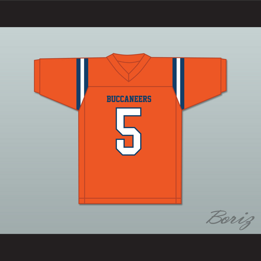 Kaiir Elam 5 The Benjamin School Buccaneers Orange Football Jersey 2