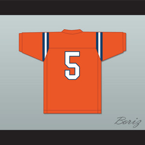 Kaiir Elam 5 The Benjamin School Buccaneers Orange Football Jersey 1
