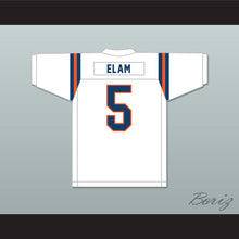 Load image into Gallery viewer, Kaiir Elam 5 The Benjamin School Buccaneers White Football Jersey 2
