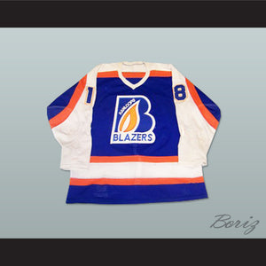 Doug Pickell 18 Kamloops Blazers Blue Hockey Jersey