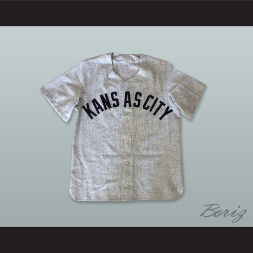 Kansas City Blues 20 Gray Baseball Jersey