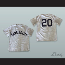 Load image into Gallery viewer, Kansas City Blues 20 Gray Baseball Jersey