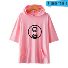 Load image into Gallery viewer, Karl Cool Logo Hoodies Short Sleeve Summer T-shirt  Oversize Kpop Summer Fashion Women/men Hip Pullover Clothes