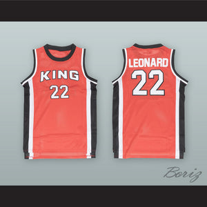 Kawhi Leonard 22 Martin Luther King High School Red Basketball Jersey