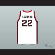Load image into Gallery viewer, Kawhi Leonard 22 Martin Luther King High School Wolves White Basketball Jersey 8