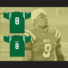 Load image into Gallery viewer, Kayvon Thibodeaux 8 Susan Miller Dorsey High School Dons Green Football Jersey 1