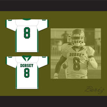 Load image into Gallery viewer, Kayvon Thibodeaux 8 Susan Miller Dorsey High School Dons White Football Jersey 1