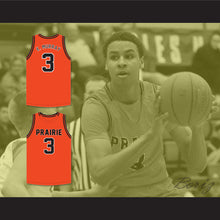 Load image into Gallery viewer, Keegan Murray 3 Prairie High School Hawks Orange Basketball Jersey 2
