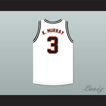 Load image into Gallery viewer, Keegan Murray 3 Prairie High School Hawks White Basketball Jersey 2