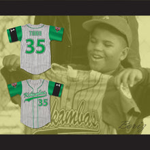 Load image into Gallery viewer, Jefferson Albert Tibbs 35 Kekambas Baseball Jersey Hardball Includes ARCHA Patch and G-Baby Memorial Sleeve