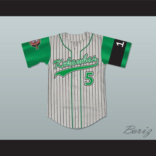 Raymond 'Ray Ray' Bennet 5 Kekambas Baseball Jersey Includes ARCHA Patch and G-Baby Memorial Sleeve