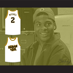 Kel Mitchell 2 Kenan & Kel White Basketball Jersey 1