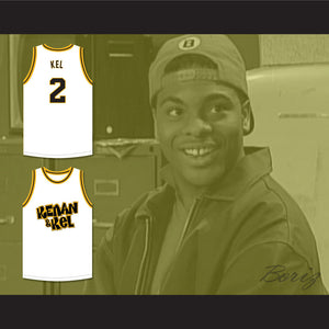 Kel Mitchell 2 Kenan & Kel White Basketball Jersey 2