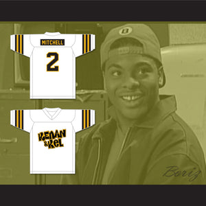 Kel Mitchell 2 Kenan & Kel White Football Jersey 1