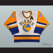 Load image into Gallery viewer, Kelly Chase 22 Saskatoon Blades Hockey Jersey
