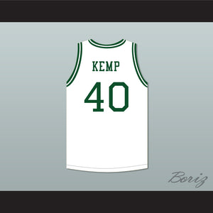 Shawn Kemp 40 Concord Minutemen High School White Basketball Jersey