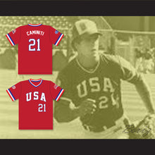 Load image into Gallery viewer, Ken Caminiti 21 1984 USA Team Red Baseball Jersey