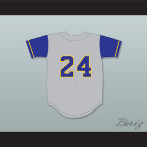 Ken Griffey Jr 24 Archbishop Moeller High School Crusaders Gray Baseball Jersey 3