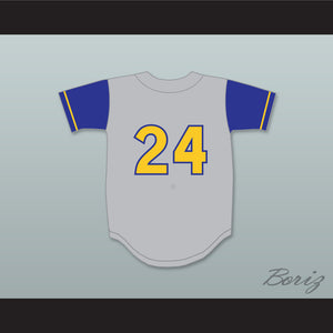 Ken Griffey Jr 24 Archbishop Moeller High School Crusaders Gray Baseball Jersey 5