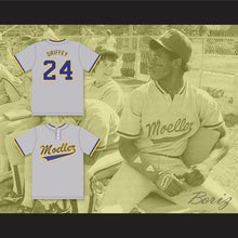 Load image into Gallery viewer, Ken Griffey Jr 24 Archbishop Moeller High School Crusaders Gray Baseball Jersey 2