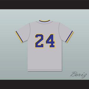 Ken Griffey Jr 24 Archbishop Moeller High School Crusaders Gray Baseball Jersey 1