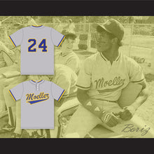Load image into Gallery viewer, Ken Griffey Jr 24 Archbishop Moeller High School Crusaders Gray Baseball Jersey 1