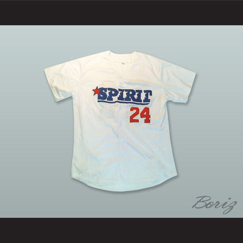 Ken Griffey Jr 24 San Bernardino Spirit White Baseball Jersey