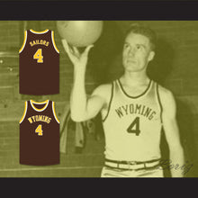 Load image into Gallery viewer, Ken Sailors 4 Wyoming Cowboys Brown Basketball Jersey