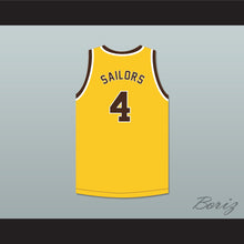 Load image into Gallery viewer, Ken Sailors 4 Wyoming Cowboys Yellow Basketball Jersey