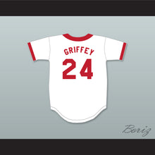 Load image into Gallery viewer, Ken Griffey Jr 24 Springfield Nuclear Power Plant Softball Team Baseball Jersey
