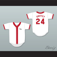 Load image into Gallery viewer, Ken Griffey Jr 24 Springfield Nuclear Power Plant Softball Team Baseball Jersey
