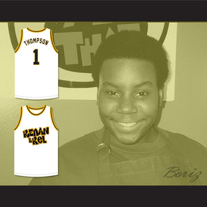 Kenan Thompson 1 Kenan & Kel White Basketball Jersey 1