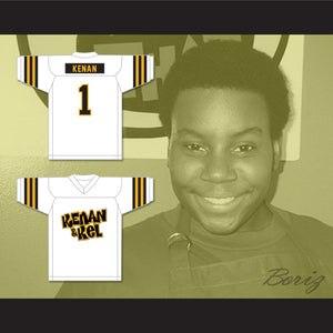 Kenan Thompson 1 Kenan & Kel White Football Jersey 2