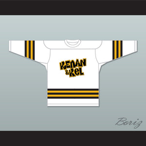 Kenan Thompson 1 Kenan & Kel White Hockey Jersey 1