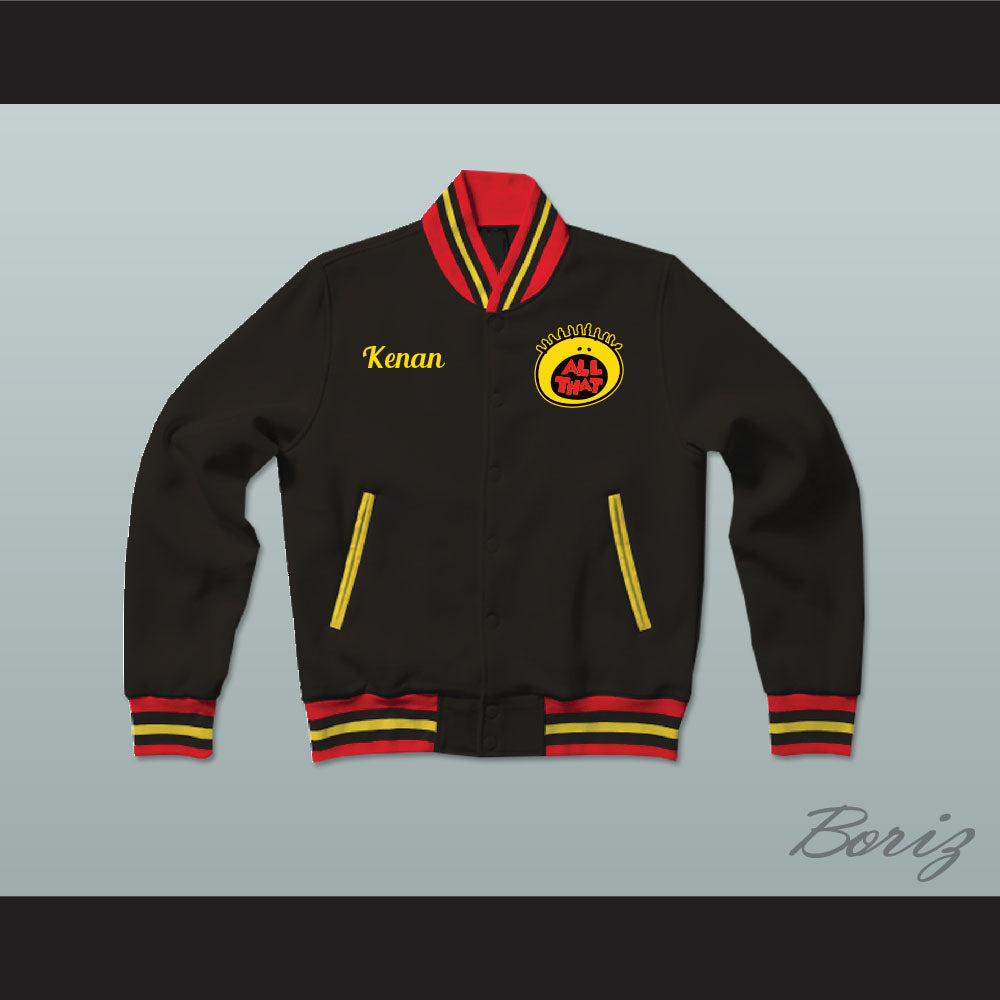 Kenan Thompson All That Black Varsity Letterman Jacket-Style Sweatshirt