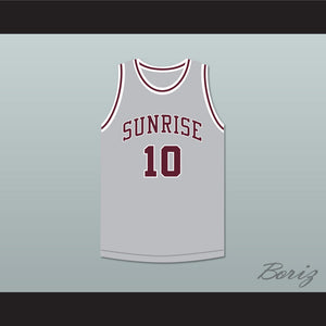 Kendall Brown 10 Sunrise Christian Academy Light Gray Basketball Jersey 2